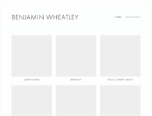 Tablet Screenshot of benjaminwheatley.com